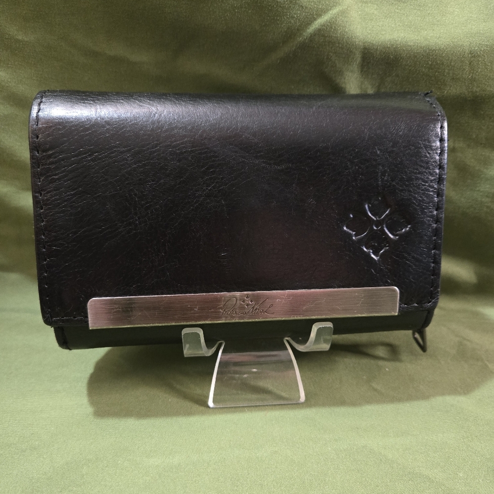 Patricia Nash Black Leather Wallet